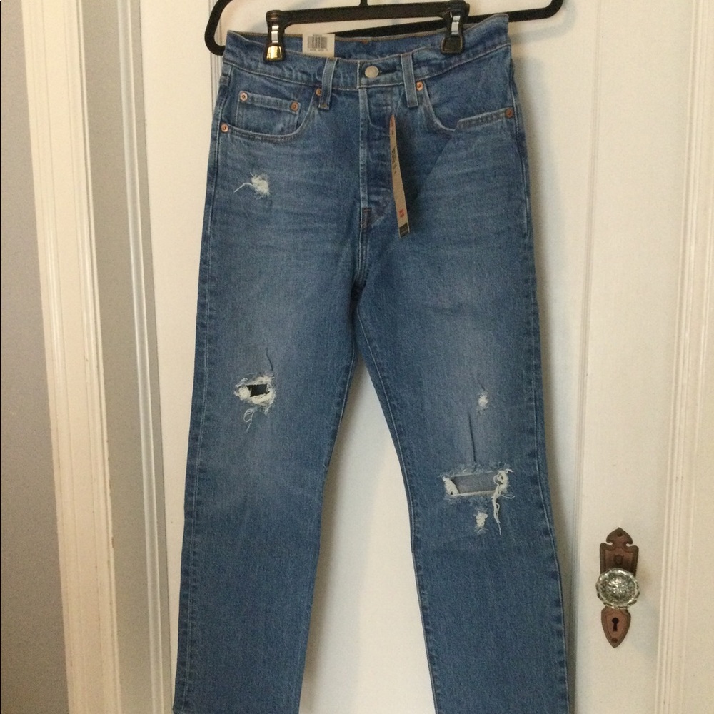 Levi’s 501 Original Cropped 27x26 Women’s Jeans - Picture 2 of 14